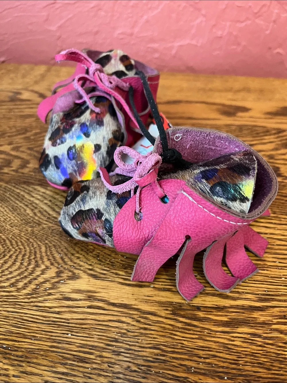 Cheetah & pink moccasins